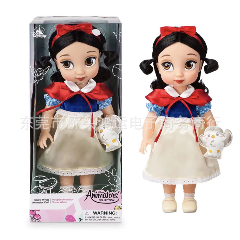 2019款白雪公主长发爱洛贝尔美人鱼艾莎安娜沙龙娃娃女孩儿童玩具