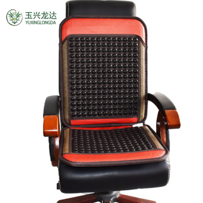 玉石坐垫电加热托玛琳锗石椅垫批发远红外线座垫会销礼品夏凉席