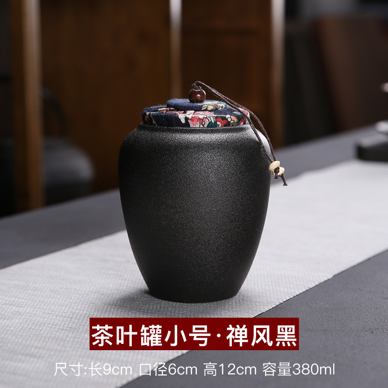 Fábrica al por mayor de cerámica tetera sellada tarro pequeño tamaño hogar almacén de té portátil juego de té pequeño tetera personalización