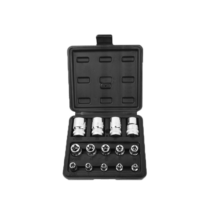 波斯工具 14件套气动风动花型套筒组套BS364614