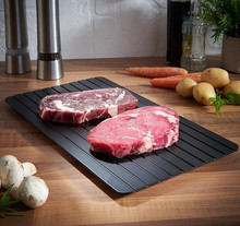 快速解冻板厨房家用化冰铝质合金极速牛排冷冻食物肉类急速解冻盘