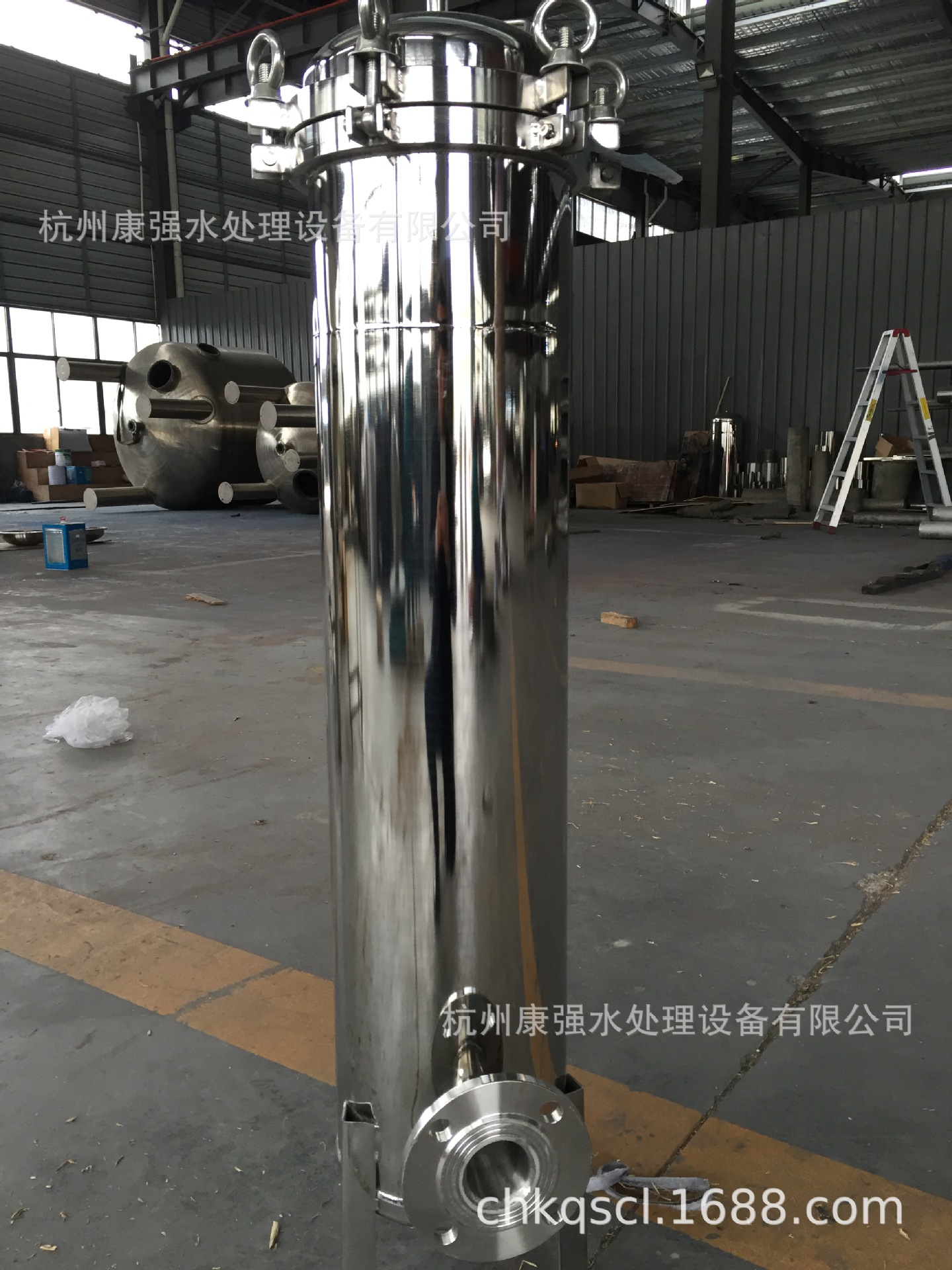 富阳产业带 20立方每小时袋式过滤器 不锈钢304材质 耐压1.0mpa