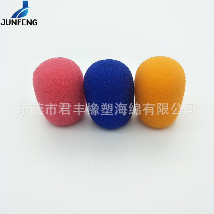 批发 一次性海绵话筒套话筒套麦克风 小防喷罩ktv话筒套