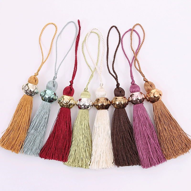 Прямые продажи с фабрики Baolian bead кисточка маленькое висящее ухо многоцветное опциональное современное занавеска висящее ухо оптом