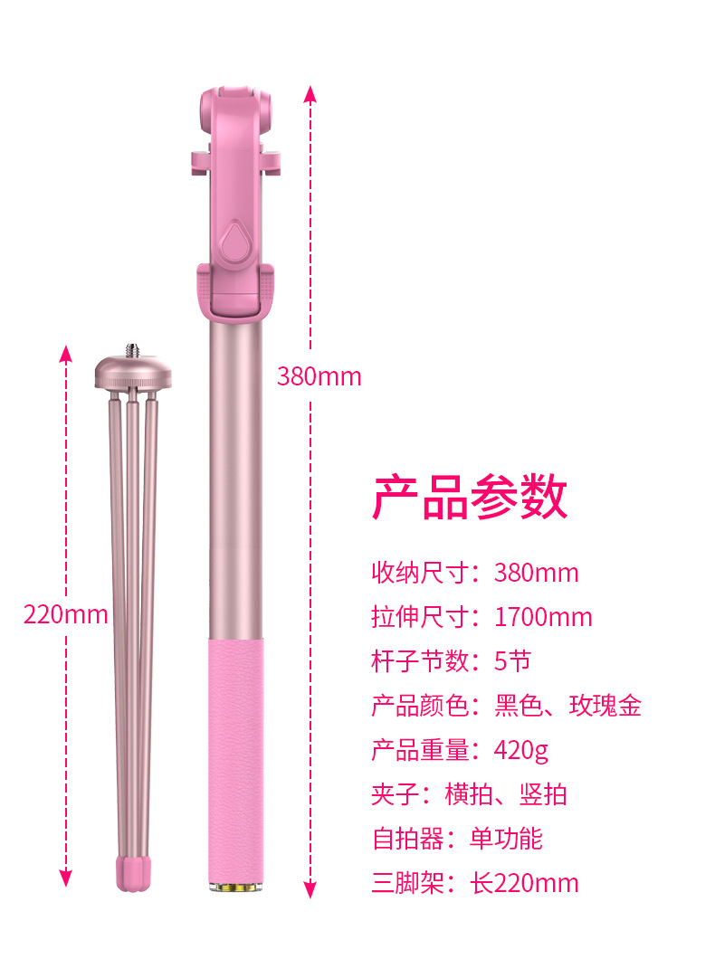 Perche selfie en Alliage d aluminium - Ref 3387063 Image 12