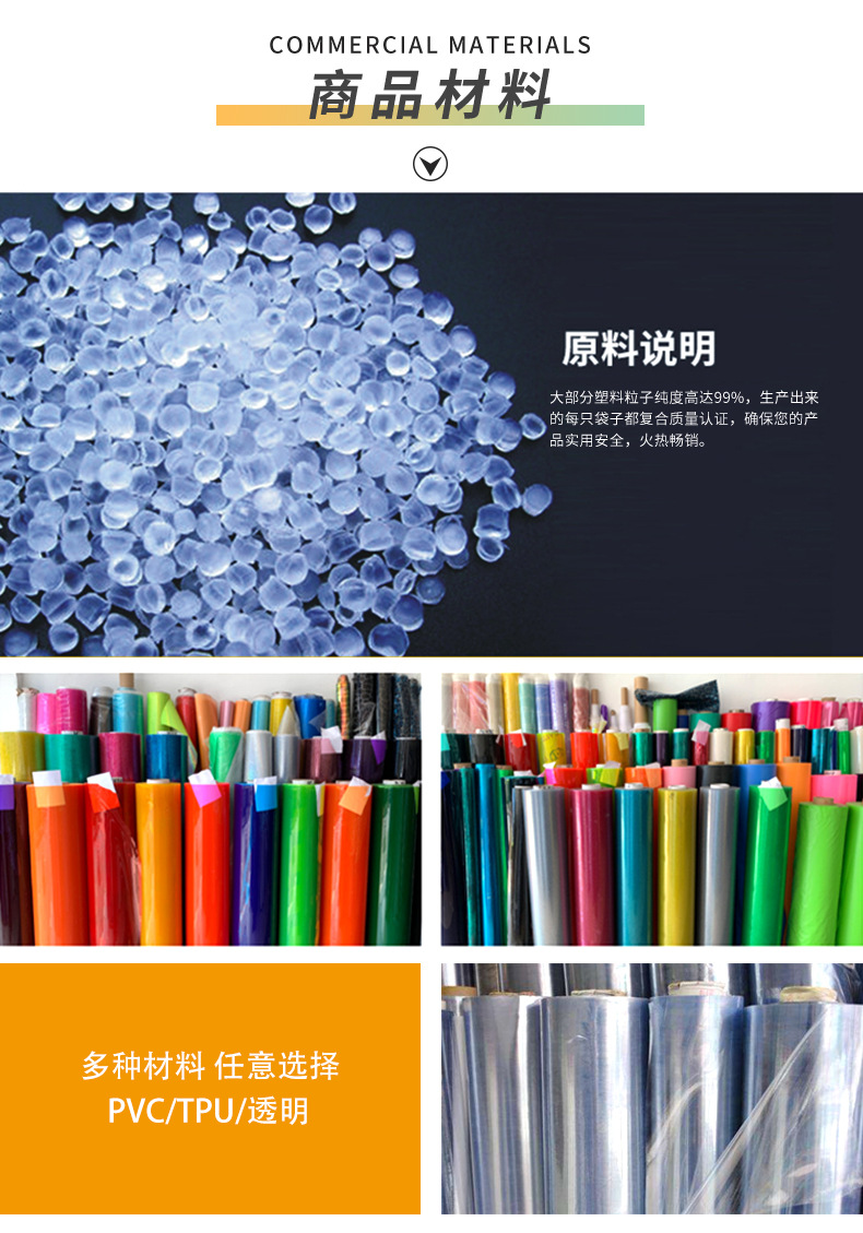 Customized transparent three-dimensional PVC bags, handbags, plastic cosmetics, zipper bags, toiletry bags, storage bags, wholesale and customization pic 15
