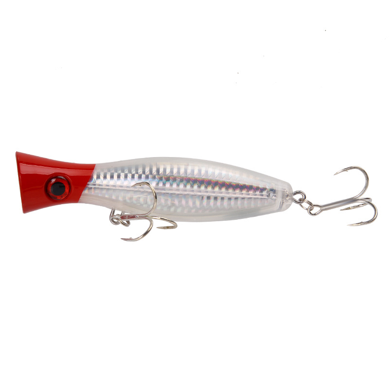 Floating Popper Fishing Lures 80mm 10g Hard Plastic Baits Fresh Water Bass Swimbait Tackle Gear