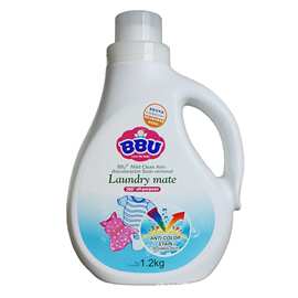 德国BBU深层洁净防串染去渍去污抗菌婴儿温和洗衣液洗涤剂1.2L
