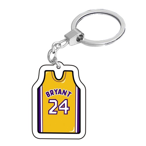 Kobe Harden James NBA Jersey Keychain Pendant Thompson Warriors Curry Basketball Creative Gift