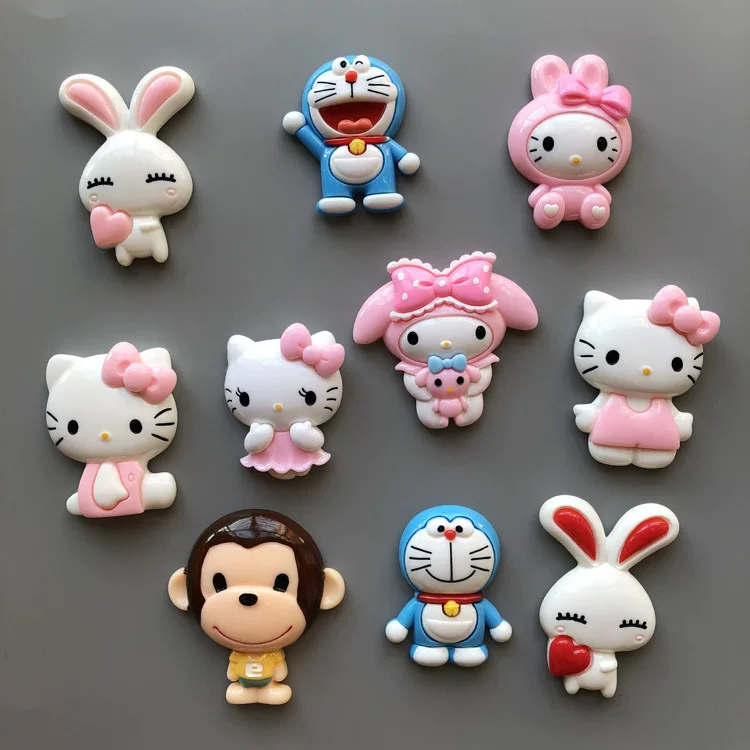 Hello Kitty, cartoon fridge magnet, strong magnet
