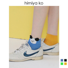 襪子女春秋日系可愛清新卡通萌少女棉襪SOCKS彩色男女襪子