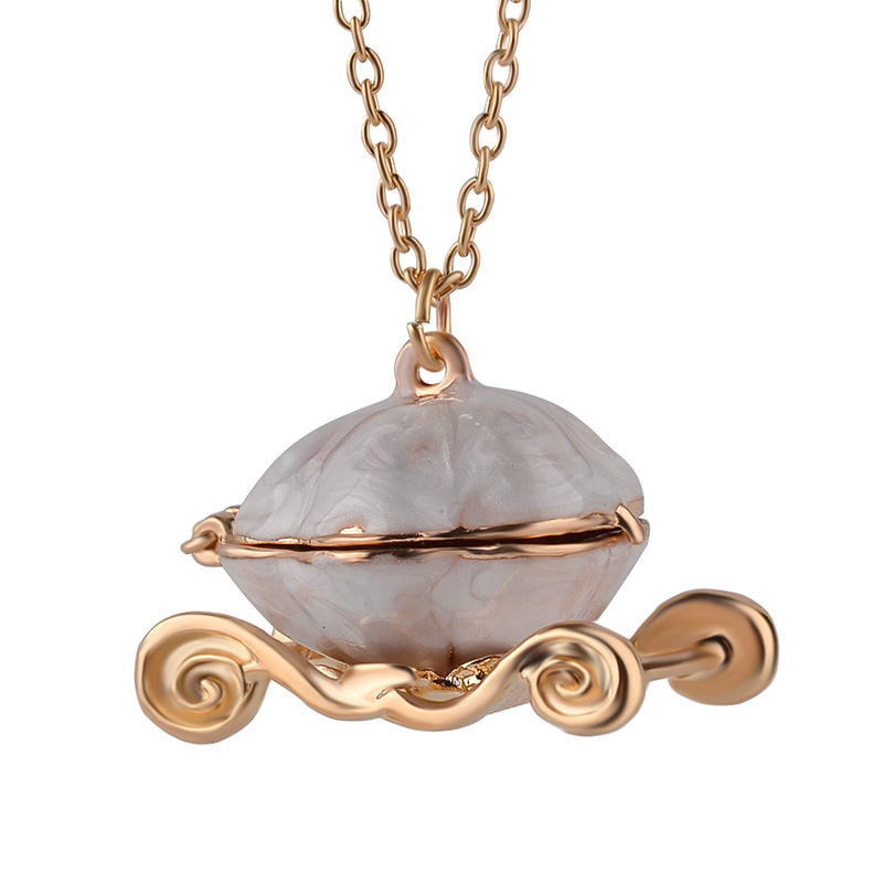 Fashion magic pumpkin car alloy necklace clavicle chain accessories hot sale