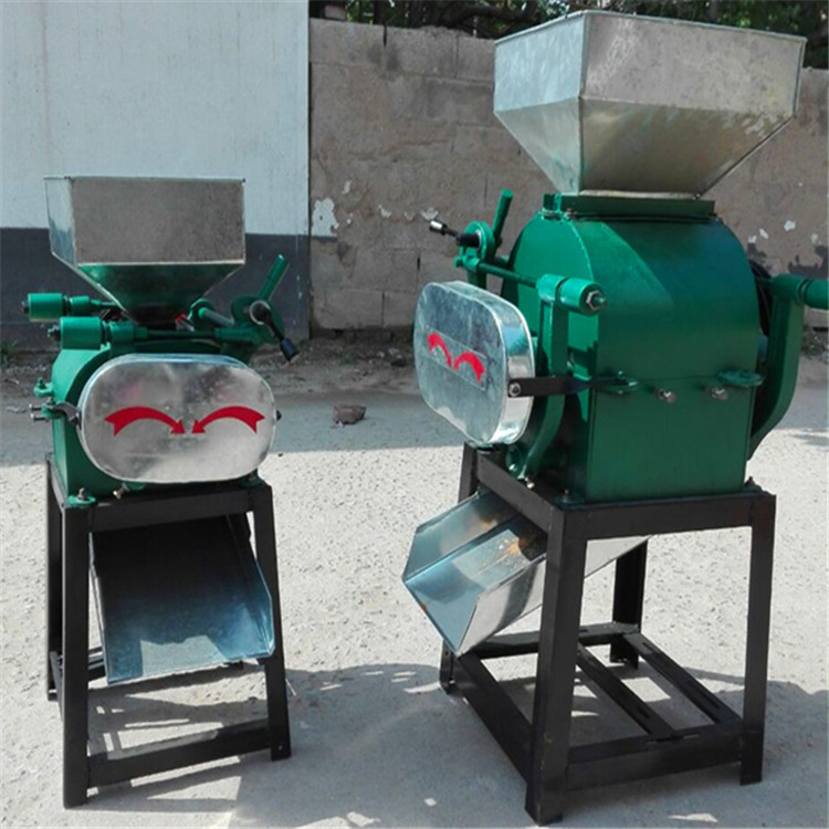 黄豆玉米粒破碎机 杂粮压扁机 碾扁机电动高粱玉米压胚机