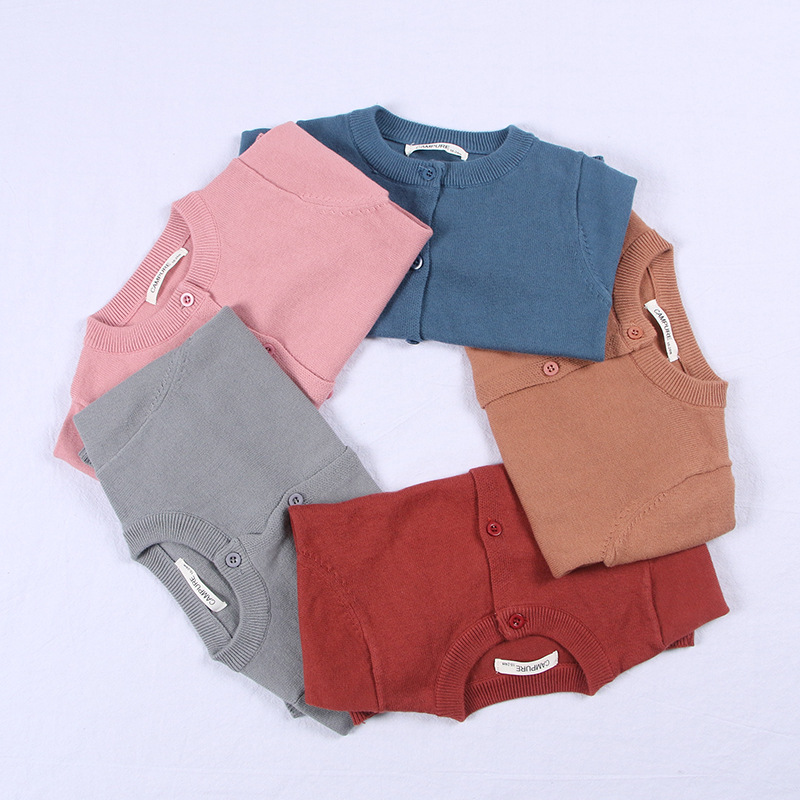 Fashion Solid Color Patchwork 100% Cotton Hoodies & Knitwears display picture 12