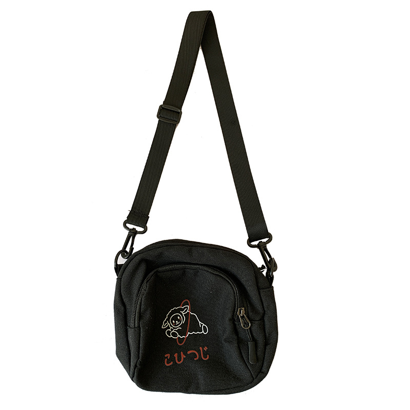 Bolso de lona mujer crossbody estudiante coreano lindo chica suave Harajuku ulzzang anime japonés nuevo bolso de tela femenino
