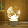 Night light, lantern for bed, 3D, Birthday gift
