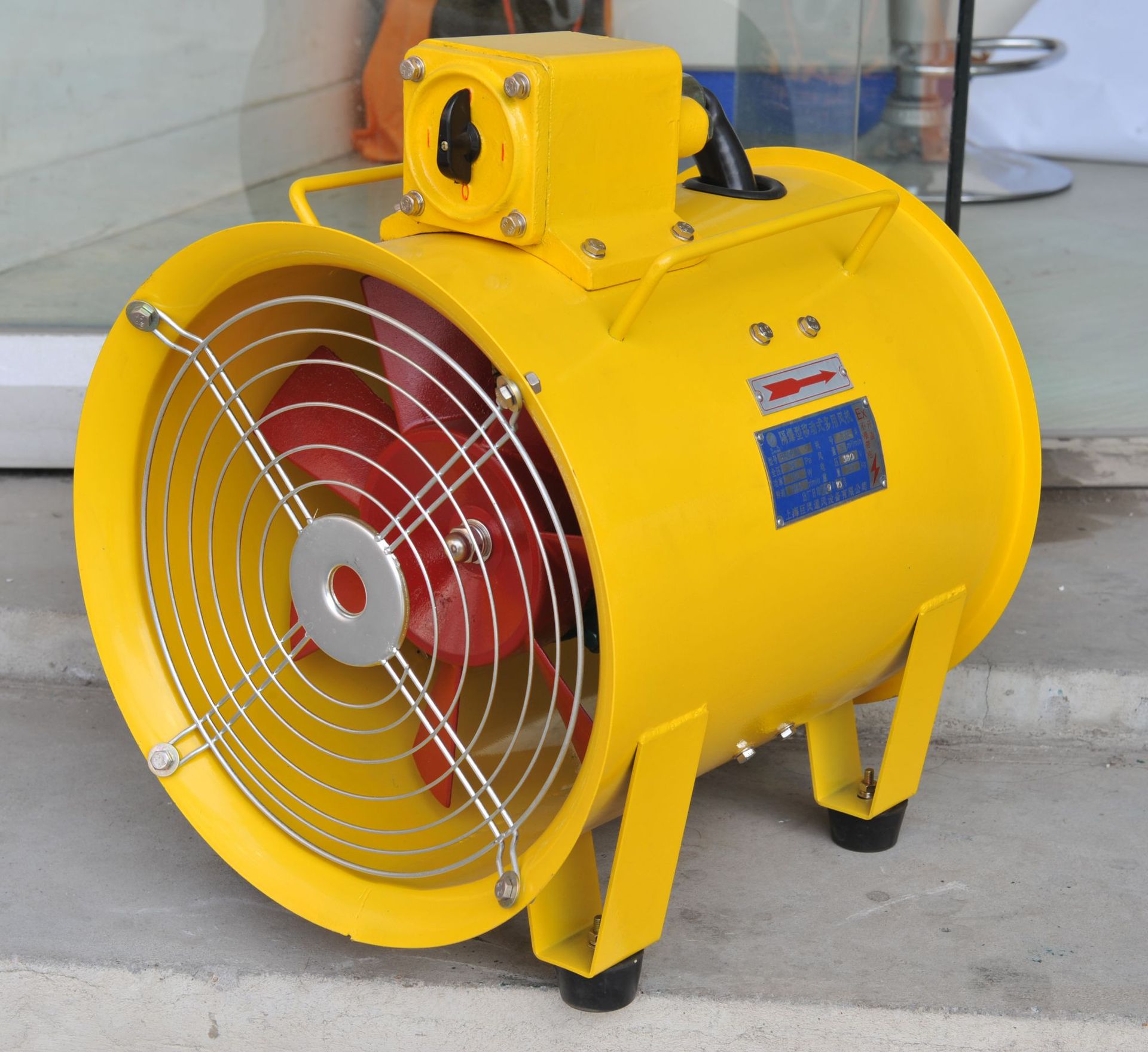 厂家直销 BYDF32系列手提式安全轴流风机便携式  移动多用风机