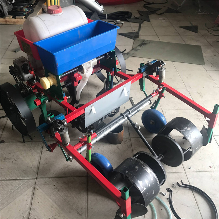 苏州手扶车带 功能打药覆膜播种机价格 宏瑞花生播种机生产