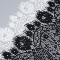 40cm lace large edge lace for wedding dress, home clothes, women's clothing, barcode lace trimming, inelastic eyelash lace