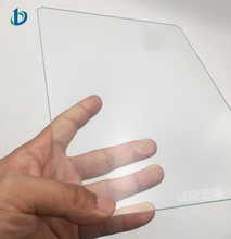 加工定制AG防眩鋼化玻璃面板 超白AG玻璃生產 原材料磨邊鋼化絲印