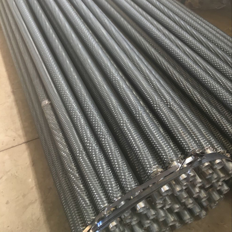 goods in stock wholesale seamless Finned tube caliber seamless Heating tube Hard radiator Customized L