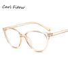 Trend retro brand fashionable glasses, European style, cat's eye