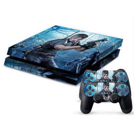 适用于PS4游戏机贴纸pvc时尚彩色PS4保护膜skin个性化图片