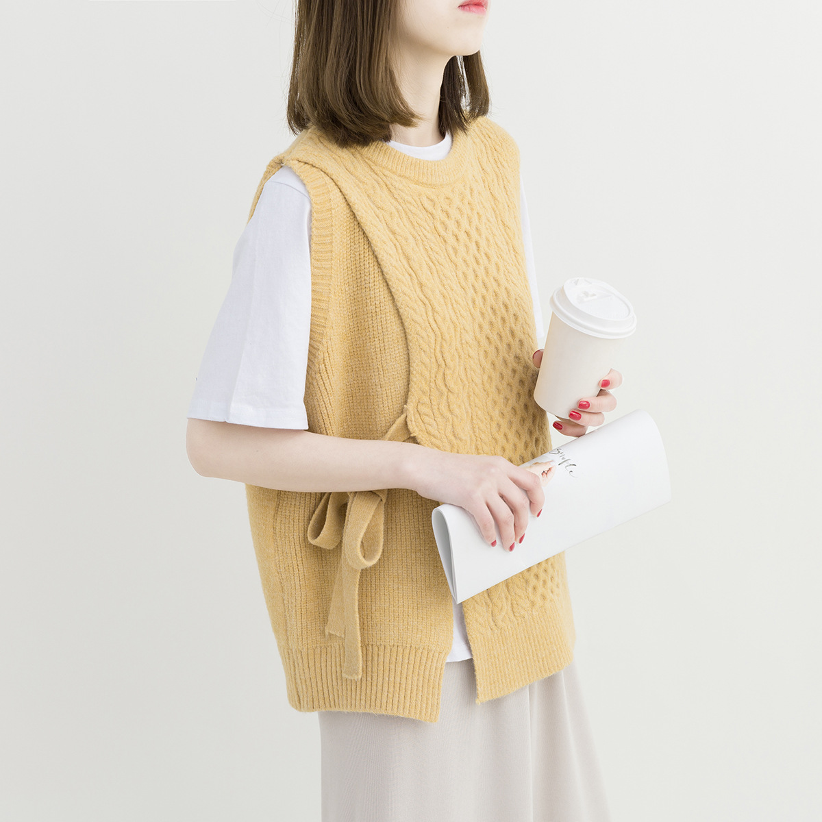 Gilet femme YI CHEN en Tricot - Ref 3316537 Image 1