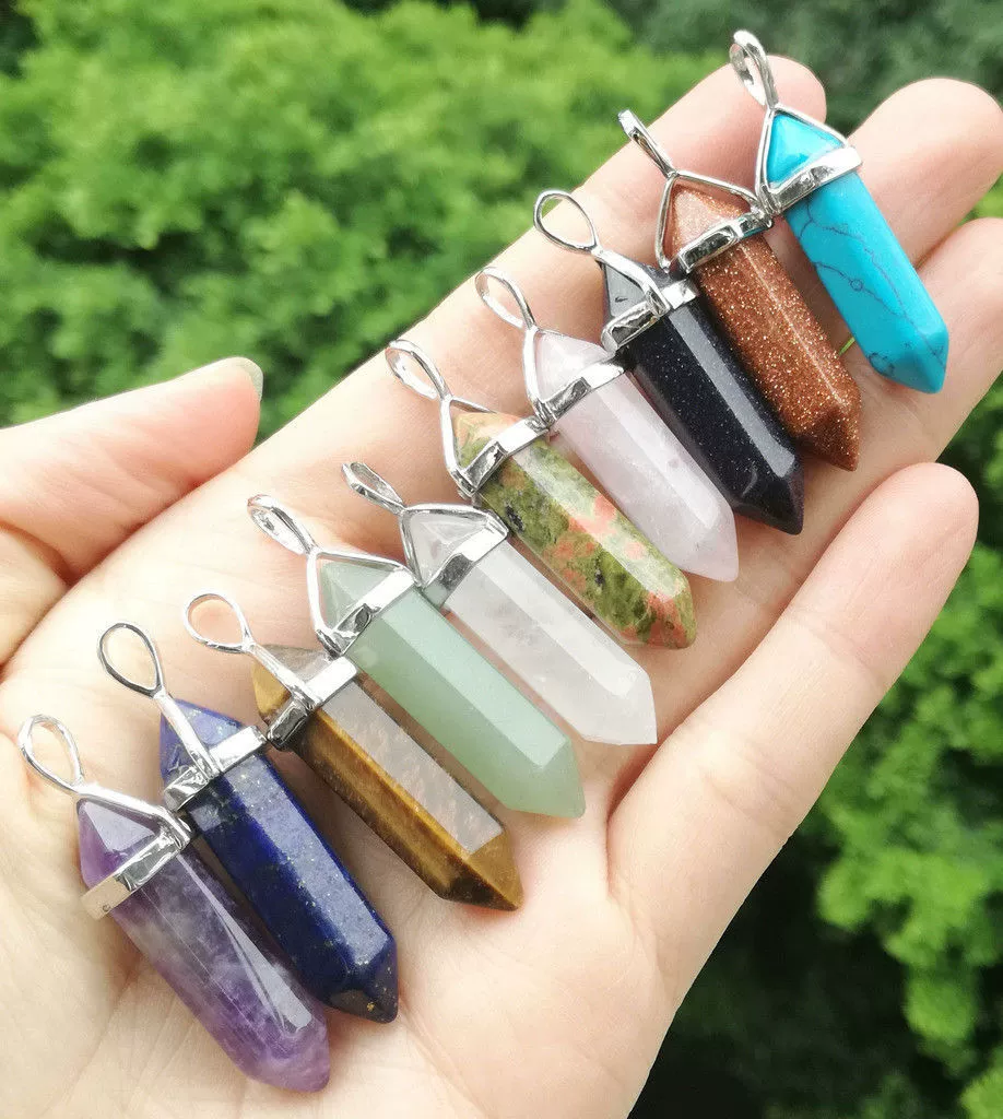 (Cross-border trading), organic accessory, hexagonal necklace, pendant, bullet, Aliexpress