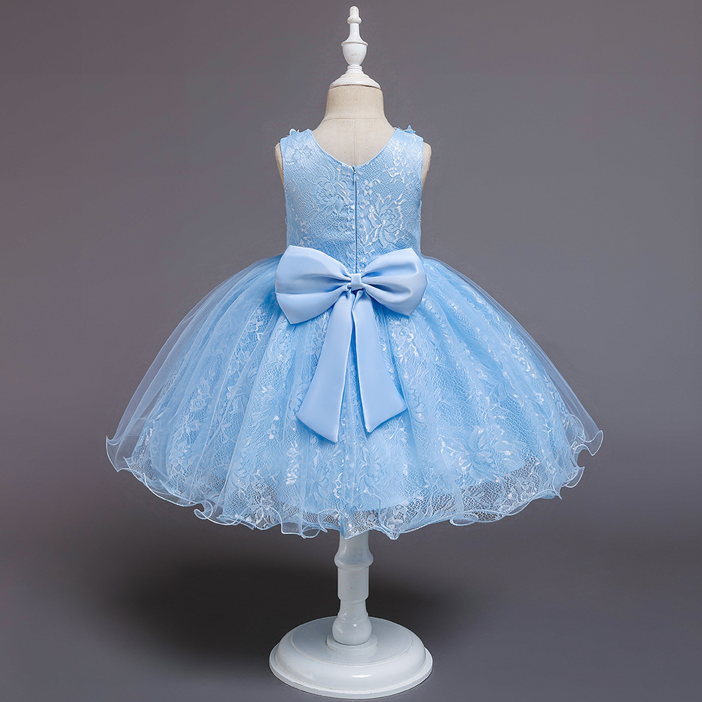 Children's Dress Princess Dress Baby Year-old Dress Tutu Skirt Flower Girl Wedding Dress display picture 15
