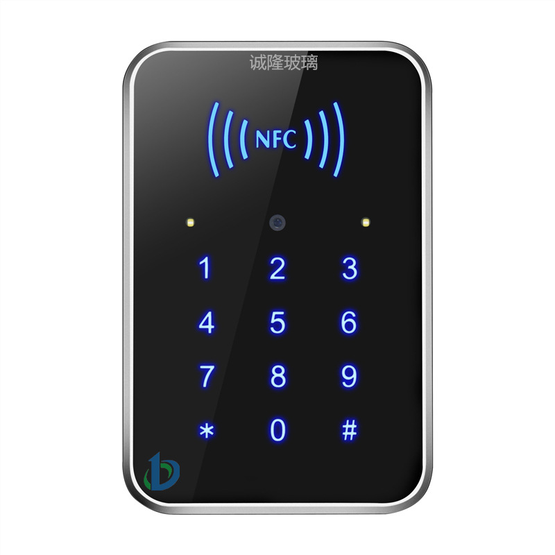 楼宇对讲机钢化玻璃 门禁系统用高清AR玻璃 2MM厚优质钢化玻璃厂