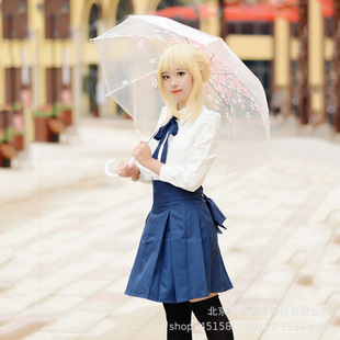 Fate/stay night ���\���o֮ҹsaber�����ճ��·���չcosplay���b