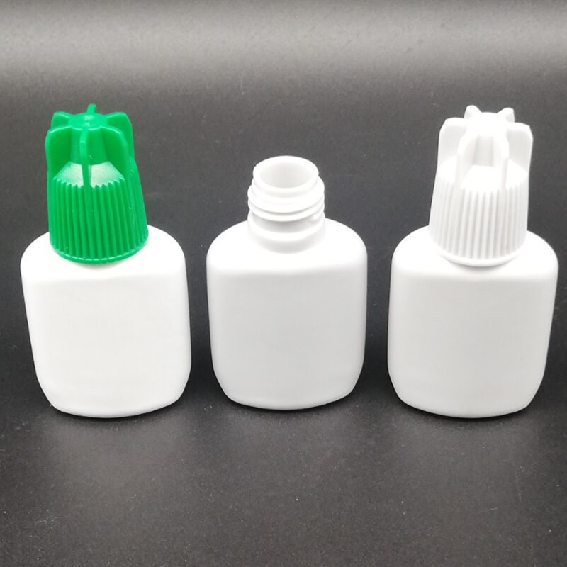 10毫升睫毛胶水瓶5克8克10克分装小瓶嫁接黑胶材质塑料瓶美睫|ru