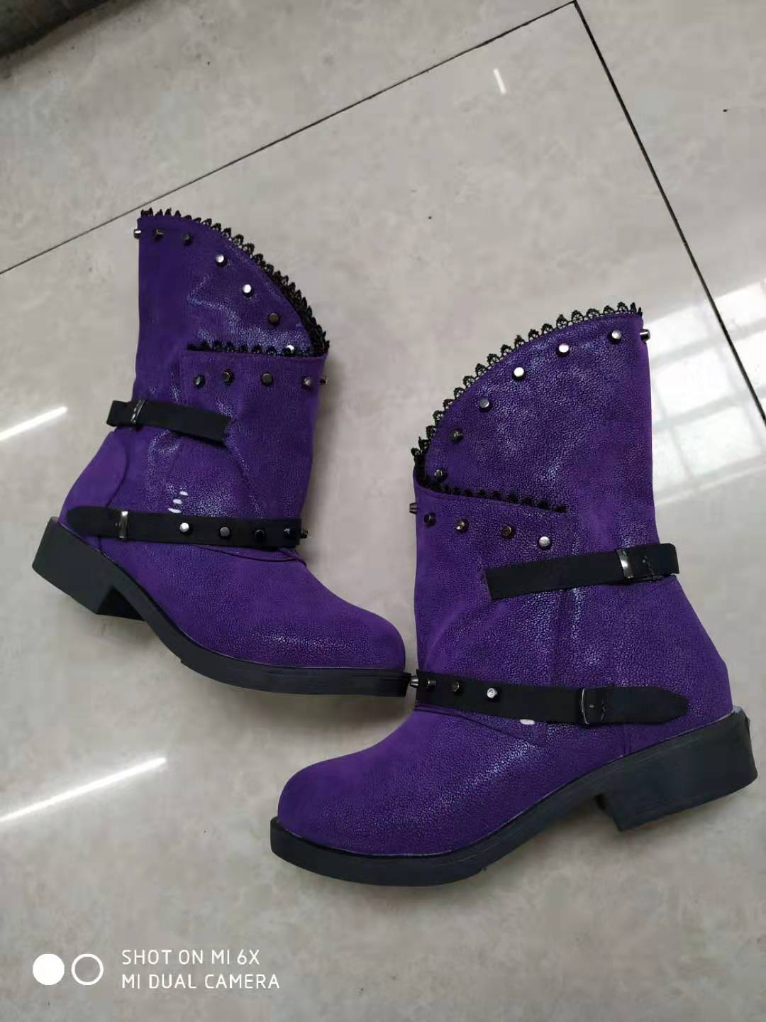 Bottes femme en PU artificiel - Ref 3355420 Image 10