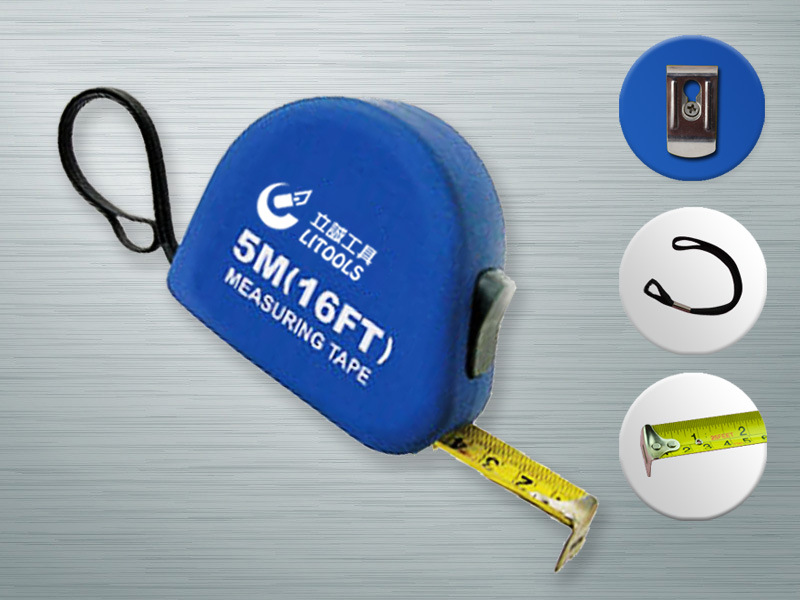 厂家供应 耐磨尺带3米钢卷尺 测量卷尺 自动钢尺 五金百货