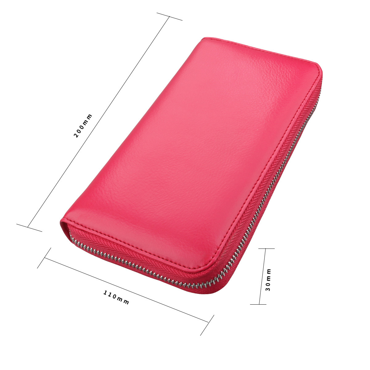 Organ Long Leather Card Case Anti-rfid Credit Card Case Multifunctional Wallet display picture 6