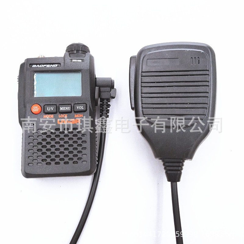 厂家直销 宝锋对讲机UV-3R手咪 肩咪 话咪 宝锋BF-T1喊话器 