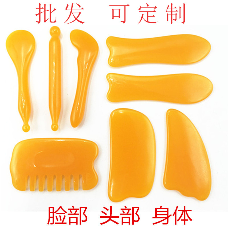 Household tendon pulling rod Scrapping Eye acupoint Massage board whole body currency Face Main and collateral channels face Acupuncture cosmetology