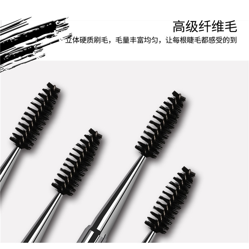 Venta al por mayor herramientas de maquillaje rhinestone cepillo de pestañas de fibra espiral peine de maquillaje multi-color opcional