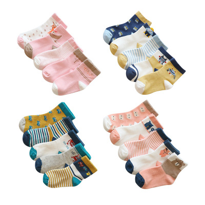 new pattern Autumn and winter Cartoon children Socks Tongwa Combed men and women Medium hose baby Socks baby Socks