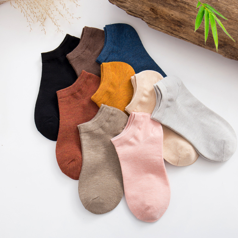 Socks Women's Boat Socks Bamboo Fiber Shallow Mouth Spring and Summer Thin Women's Cotton Socks Short Socks Solid Color Cute Women's Socks Socks Women's Boat Socks Bamboo Fiber Shallow Mouth Spring and Summer Thin Women's Cotton Socks Short Socks Solid Color Cute Women's Socks