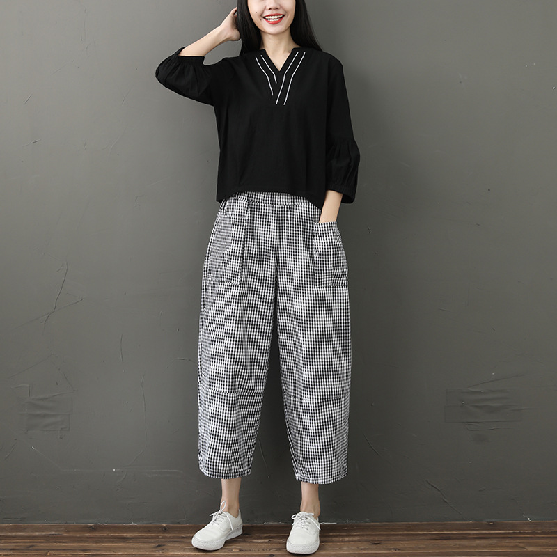 Costume femme en Coton et lin - Ref 3334052 Image 5