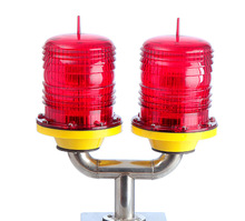 厂家定制双头灯HD-2008-6L航空灯高空微波通讯塔航标灯联闪标志灯