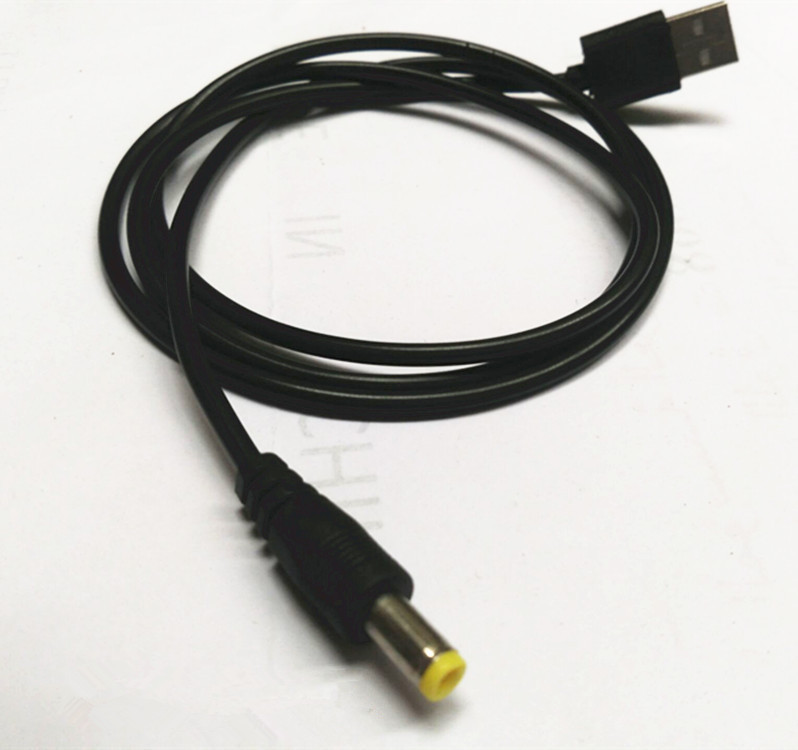 厂家直销 USB转5.5*2.1充电线 DC充电线 A公对5.5电源USB充电线