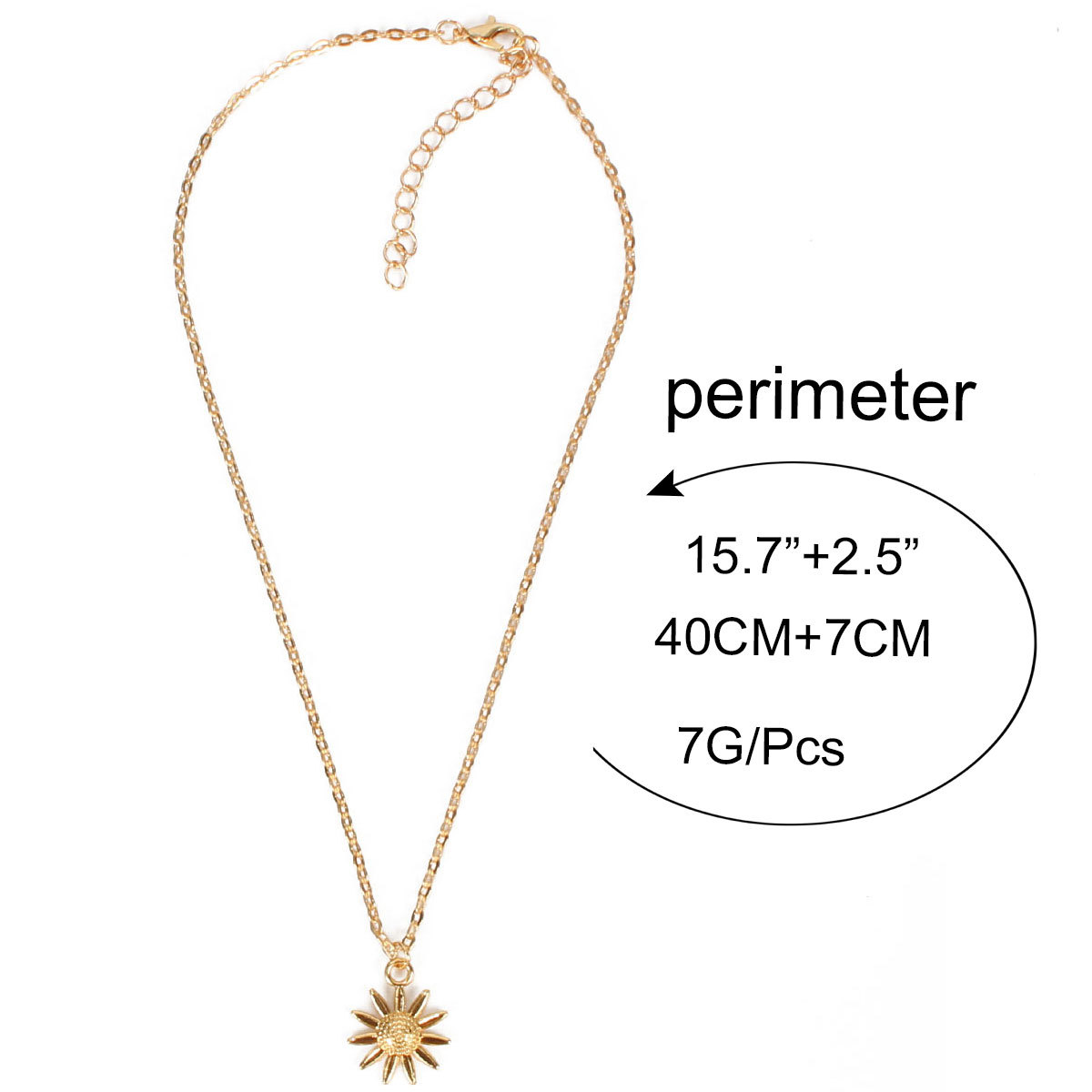 Wholesale Jewelry Fashion Flower Alloy Iron Necklace display picture 1