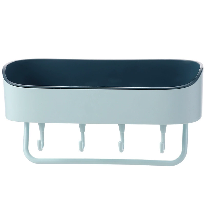 The bathroom wall -mounted bathroom storage rack is avoided.