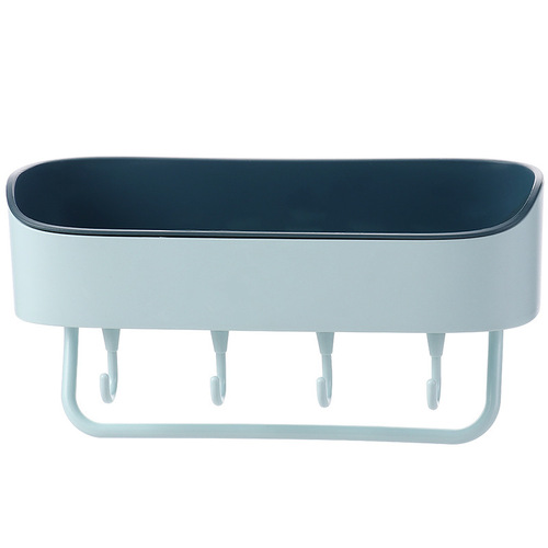 Bathroom storage rack wall-mounted bathroom storage rack punch-free wall toilet washbasin towel rack