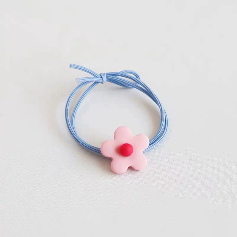 Brand hair rope flower-shaped, hair accessory, flowered