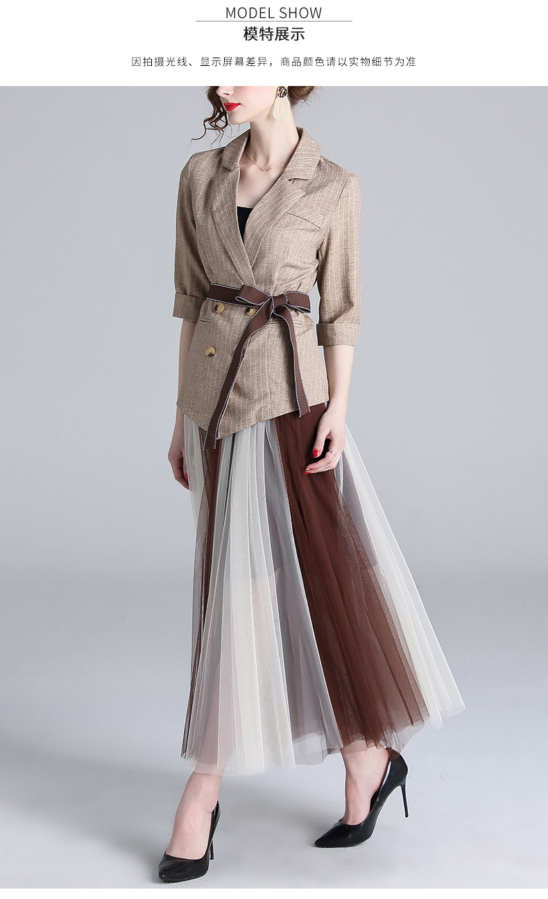 Costume femme en Mélange de coton - Ref 3334470 Image 7