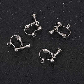 HY无耳洞 耳扣 隐形耳夹 饰品配件螺丝手工DIY材料